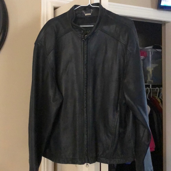 Genuine Danier Black Leatger Jacket/Coat - Picture 1 of 9